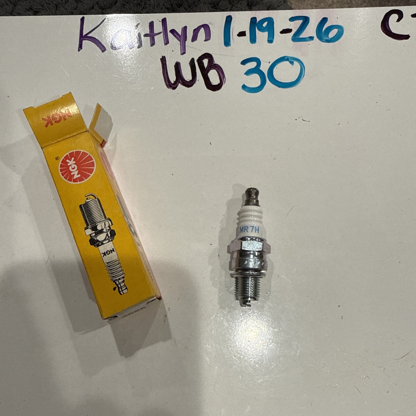 1 NGK 3066 CMR7H Spark Plug, Sold Individually.