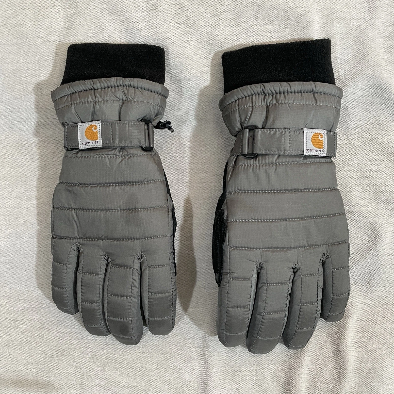 Carhartt Gloves Women's Black WA575 Insulated Quilted Winter Gloves Size Medium
