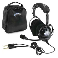 Rugged Air Premium General Aviation Student Pilot Headset GA Stereo Dual Plugs