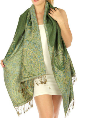 Fashion luxury Paisley Pashmina Scarf Shawl Wrap 17 COLORS 