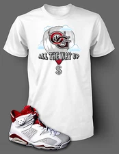 All the Way Up Graphic Sport Tee Shirt to Match J6 Pro Club Shaka Big Tall Small