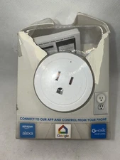 Smart WiFi Socket Plug Outlet Voice App Controlled Work With Amazon Alexa Google