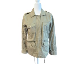 Lily Aldridge For Velvet Green Utility Jacket Womens Size Small