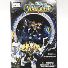 Mega Bloks World of Warcraft 28 Piece Toy Set Figure Ages 8+ #91001 Colton NIB