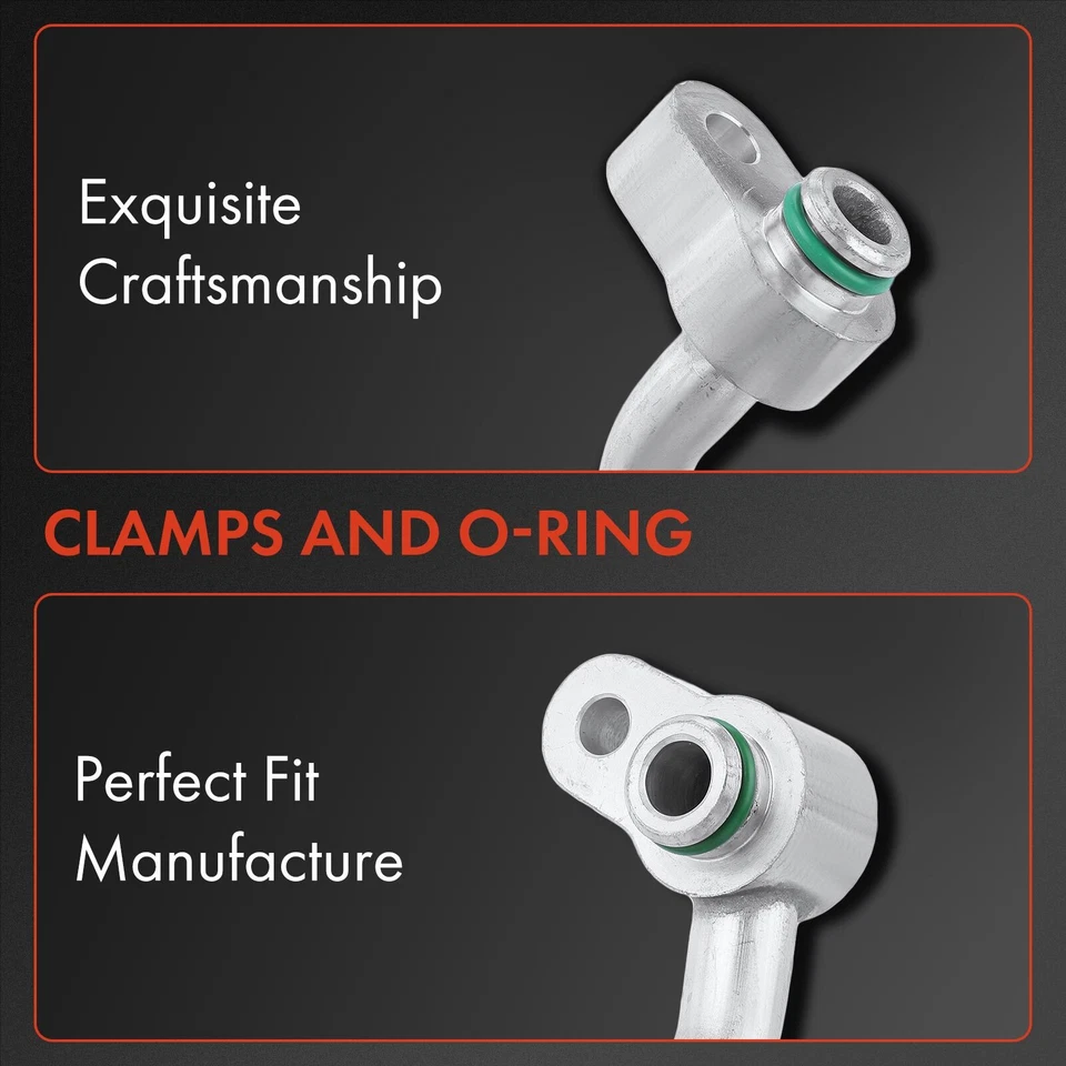 Línea de descarga de manguera de refrigerante de aire acondicionado para Acura RL 2005-2012 3,5 L 3,7 L Foto 3 de 4