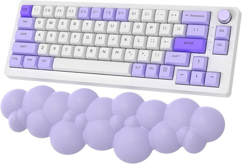 Almohadilla de reposamuñecas para teclado para juegos ATTACK SHARK, espuma viscoelástica reposamanos ergonómica Mac - Imagen 28 de 33