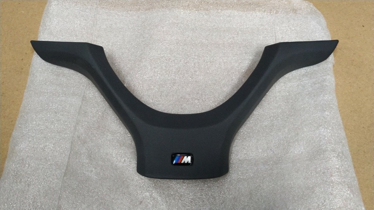 BMW X5 E70 X6 E71 Cover M steering wheel black 32307839474 genuine 