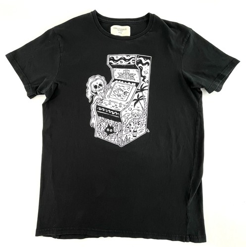 T Shirt Mens Sz M Black Tee 