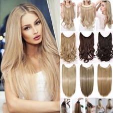 US Headband Secret Wire In Hair Extensions Invisible as human hair Blonde Brown