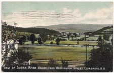 Postcard NH Sugar River Valley, Claremont, Sullivan County, New Hampshire c1910