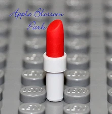 NEW Lego Female Minifig Dark RED LIPSTICK - Girl Friends Minifigure Lip Utensil