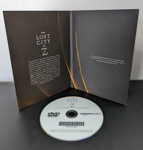 THE LOST CITY OF Z FYC DVD For Your Consideration 2017 Academy Award Screener VG - Picture 4 of 5