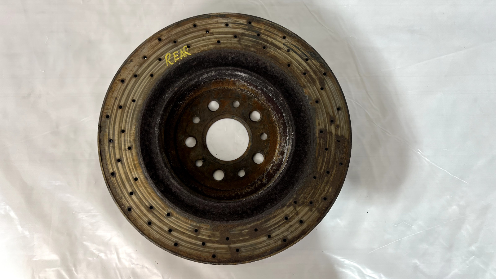 14-24 Maserati Quattroporte Rear Brake Rotors Disc Left & Right Set OEM