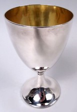 Chawner Calice Antico Georgiano Neoclassico Inglese Argento Sterling 1787