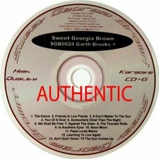 ARTIST / GARTH BROOKS - Garth Brooks Sweet Georgia Brown Cdg Sgb0024 karaoke