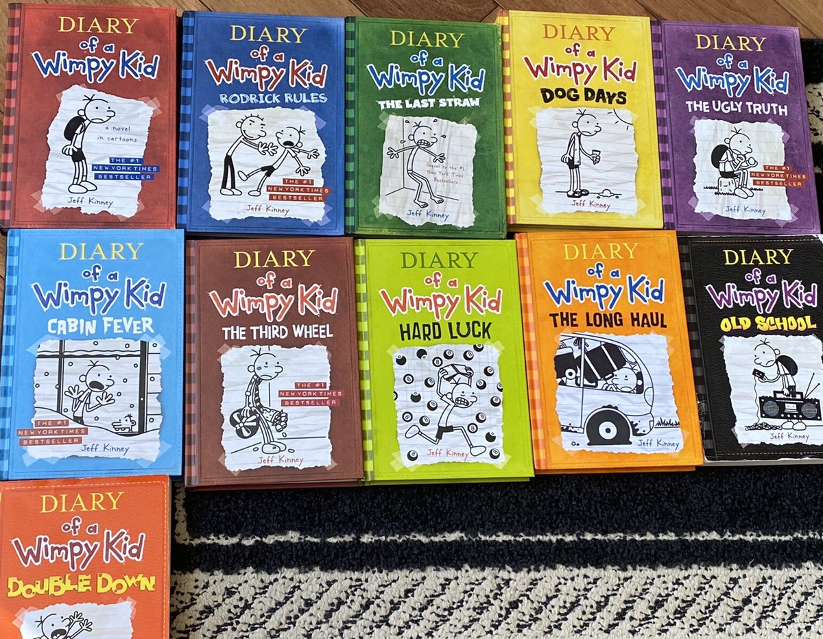 Diary of a Wimpy Kid Hardcover Books #1-9 & Paperback #10&11 - by