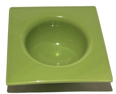 ETTORE SOTTSASS SQUARED CIRCLE BOWL ITALY MOMA POST MODERN CERAMIC MILAN EXPO