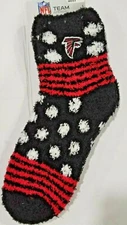 NFL Atlanta Falcons Fuzzy Soft Socks, New (HOMEGATER)