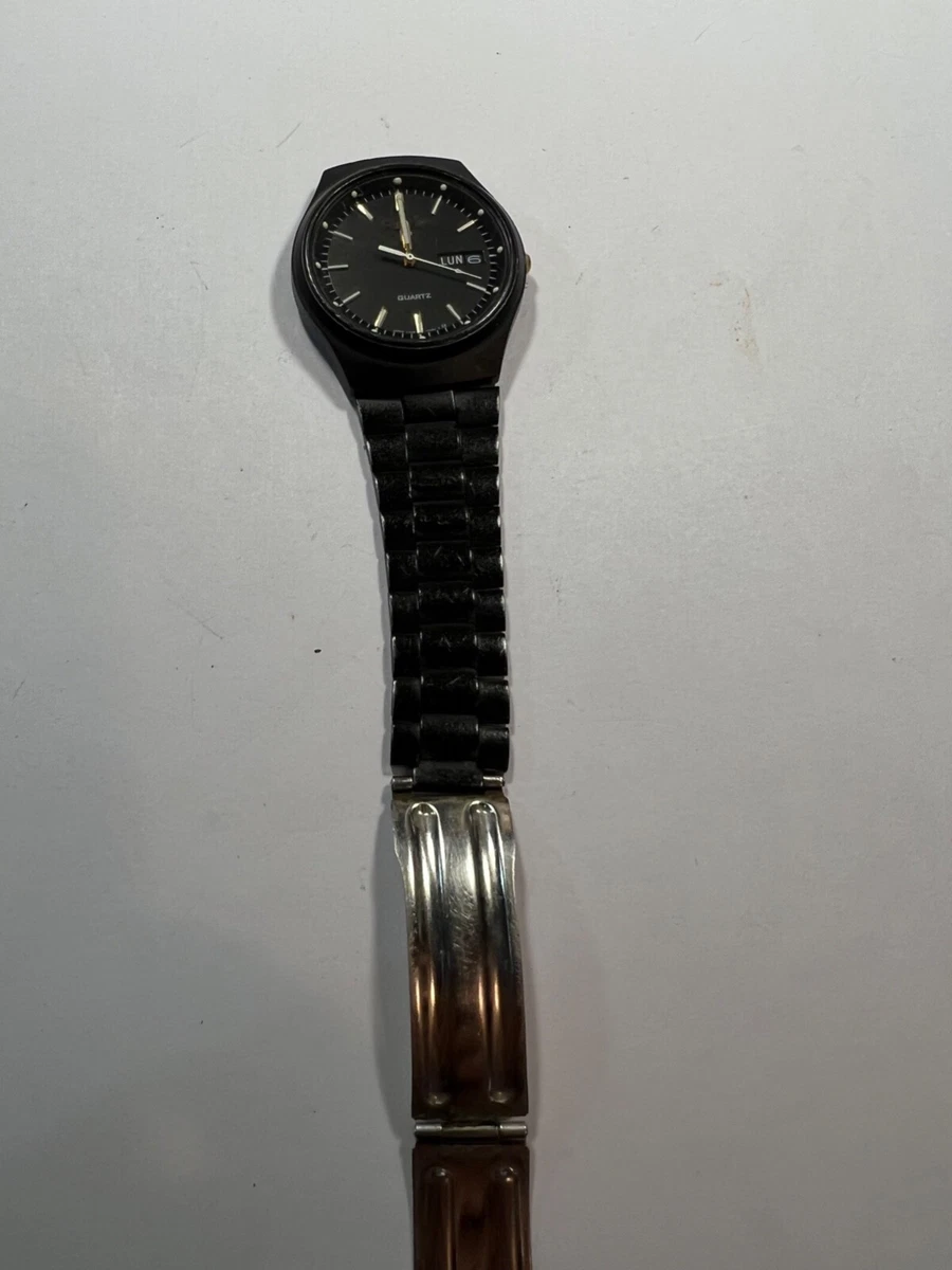 men's analog watch with day and date