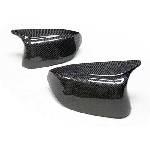 For Infiniti Q50 Q60 Q70 QX30 Real Carbon Fiber Side Mirror Cover Replacement - Picture 7 of 9
