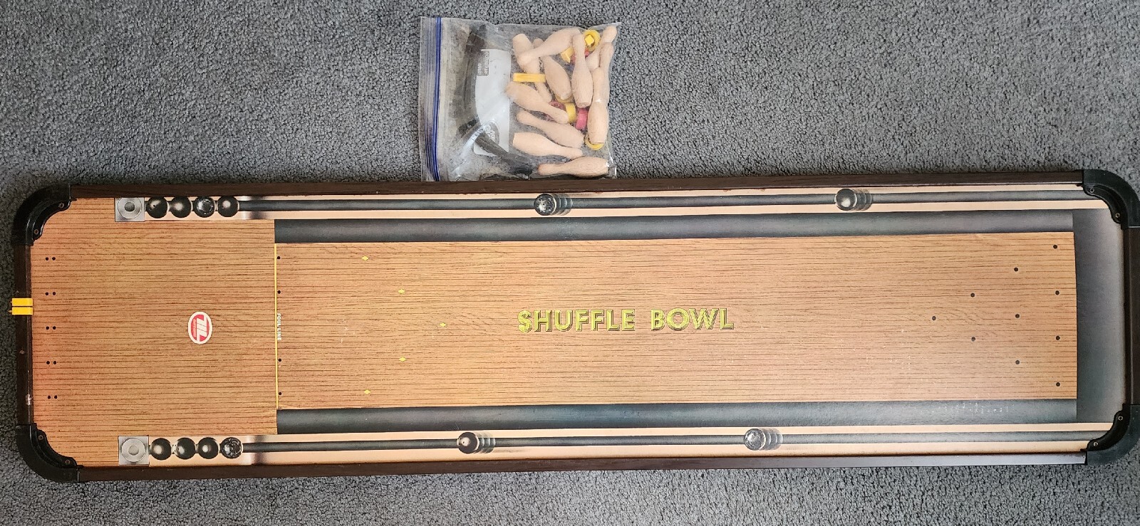 Vintage 1974 Table Top SHUFFLE BOWL by Munro Games Servotronics, Inc