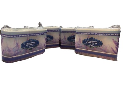 LAVENDER Strong Scented 4 Pack Goat Milk Women s Luxury Soap Bars