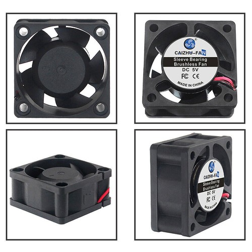 2-4X 12V Lüfter Gehäuselüfter für PC Computer 80mm 70/60/50/40/30/25mm leise FAN - Afbeelding 38 van 58