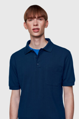 HAKRO Art. 802 Pocket-Poloshirt Top / bis 3XL / Brusttasche / Baumwolle