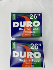 2 x FAT BICYCLE Tire Inner Tube 26" x 3.0/3.5/4.0  Mountain Beach Fat Tire DURO