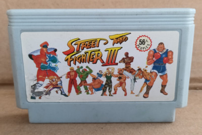 famiclone 90's MARIO STREET FIGHTER TURBO 56 PEOPLES Hack Famicom Nes cartridge