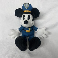 Mickey Mouse New York Police Bean Bag Stuffed Plush Disney World Store NYPD NYC