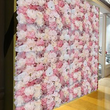 12Pcs Flower Wall Panel Artificial Flower Wall Backdrop Flower Decoration