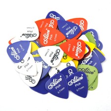 100Pcs Alice Medium 0.71mm ABS Smooth Guitar Picks Plectrums For Acoustic Guitar
