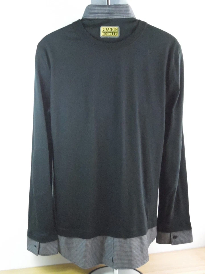 Mujer Frankie Morello Talla Grande Vestido Camisa Patrón Con Sólido Foto 4 de 4