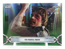 LUKE SKYWALKER 2022 TOPPS CHROME STAR WARS GREEN REFRACTOR 21/50