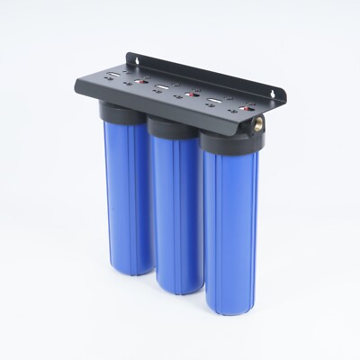 20'' 3-Stufen Wasserfilter System Filtergehäuse Hauswasser, 1''  für BIG Blue