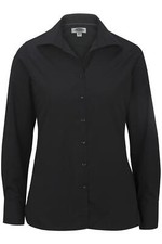 Edwards Womens Lightweight Open Neck Poplin Blouse - 5295 FREE SHIPPING