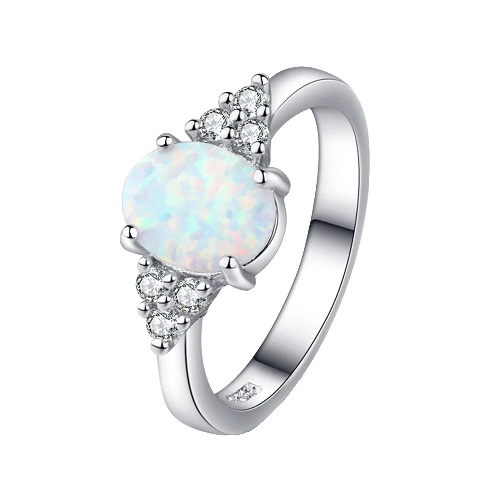 10 anillos de ópalo de moda