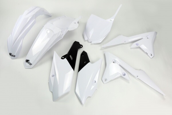 Set Plastics Motorradverkleidungen Yamaha YZF 250 2014 - 2018 450 2017 Weiß Ufo-image