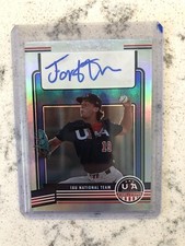 Ford Thompson- 2023 Panini USA Baseball Stars & Stripes Auto #18U2-FT Refractor
