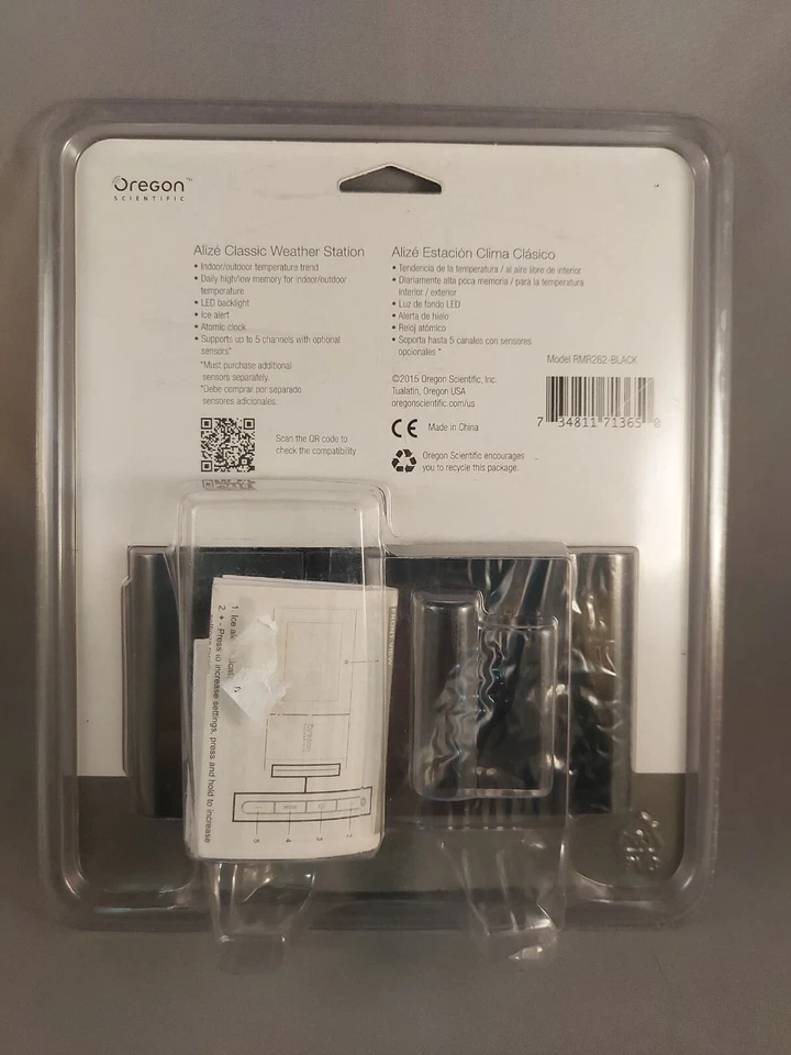 Oregon Scientific Alize Classic Weather Station Model RMR262 CONSOLE ONLY - Image 2 of 3