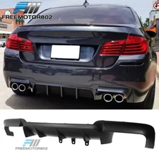 Fits 2011-2016 BMW F10 5 Series M Sport M5 Style Rear Bumper Lip Diffuser