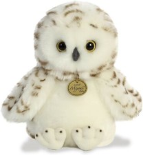 Aurora Miyoni - 10" Snowy Owlet,White 26382 Plush Stuffed Animal Toy