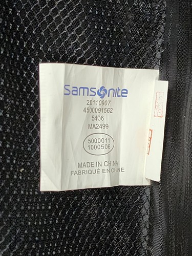 Samsonite 24" Spinner Suitcase Expandable Black 4500091582 Wheels - Picture 22 of 23