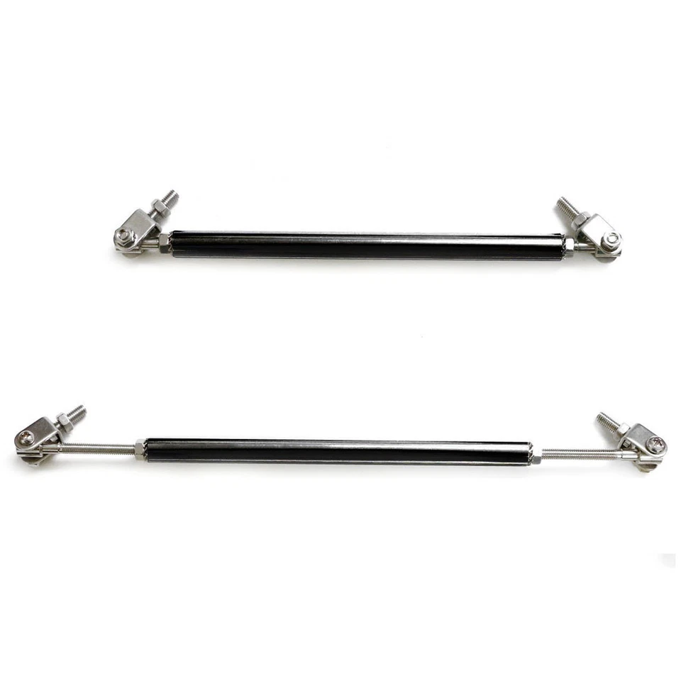 Barra estabilizadora de barra ajustable de 8"-11" parachoques difusor de labios puntal divisor para BMW Foto 3 de 4