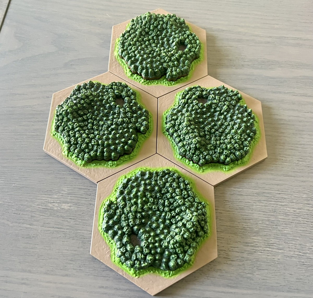 Catan 3D Edition | Forest Lumber Terrian Hex x4 | Official