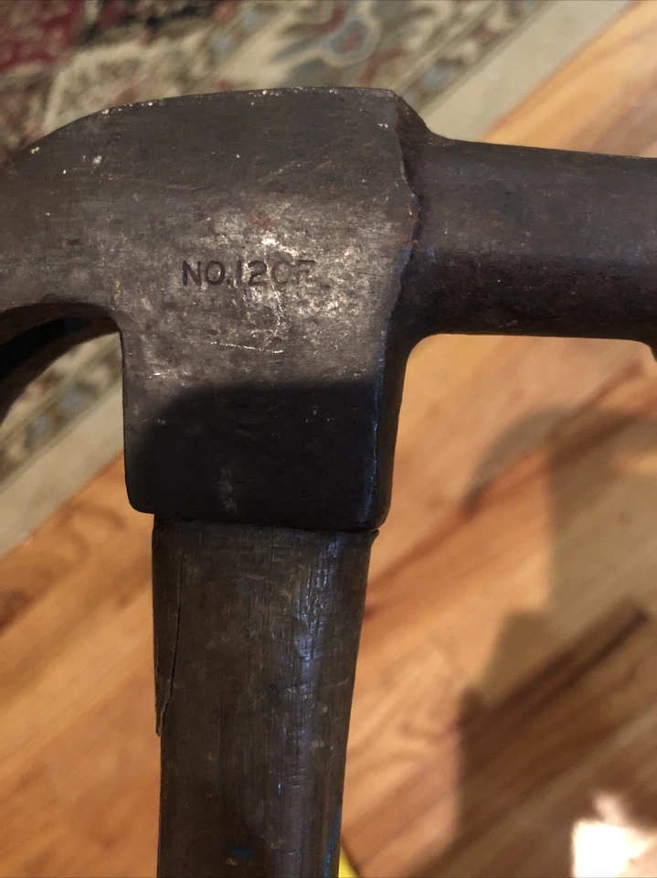 Martillo vintage TRUE TEMPER garra original mango madera Foto 3 de 4