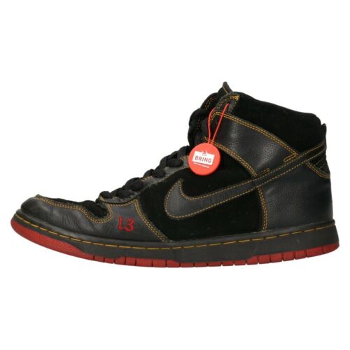 Nike DUNK HIGH PRO SB UNLUCKY 13 305050-001 black mens 29.5cm US11.5 UK11.5 - Picture 1 of 6