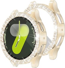 Screen Protector Case for Samsung Galaxy Watch 7 40mm Bling Crystal Diamonds