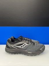 Saucony Women  s Ride 9 Reflex Sneaker - Black/Silver US Size 9 TRIED ON